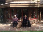 Homeowners, Warren & Patsy and their 2 friendly doggies